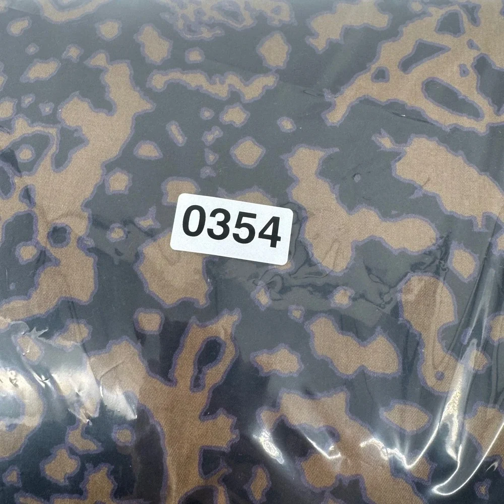 Vans Mens Baggy Tapered Elastic Waist Pants Brown Black‎ Abstract Print Size M